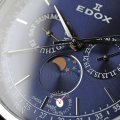 Relógio ponteiro data Suíço com fase da lua Colecção Primavera/Verão Edox