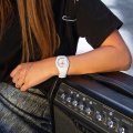 Relógio para mulher quartzo branco e dourado com mostrador de raio Colecção Outono/Inverno Ice-Watch